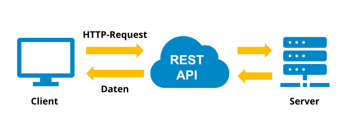 Client-Server-Kommunikation über eine REST API