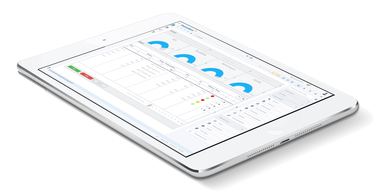 Echtzeit-Produktions-Dashboard mit manubes