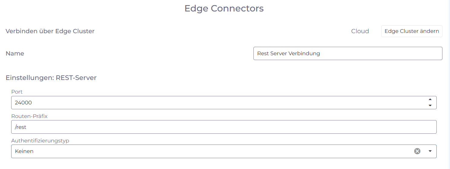 manubes Edge Connector: REST Server Connector