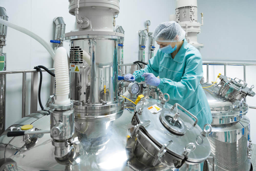 Beispiele für die Prozessfertigung: Chemische und pharmazeutische Industrien