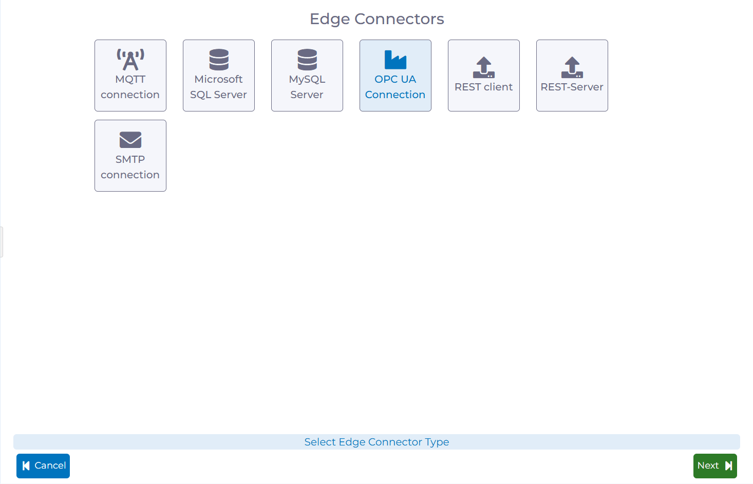 manubes: Create a new OPC UA Edge Connector
