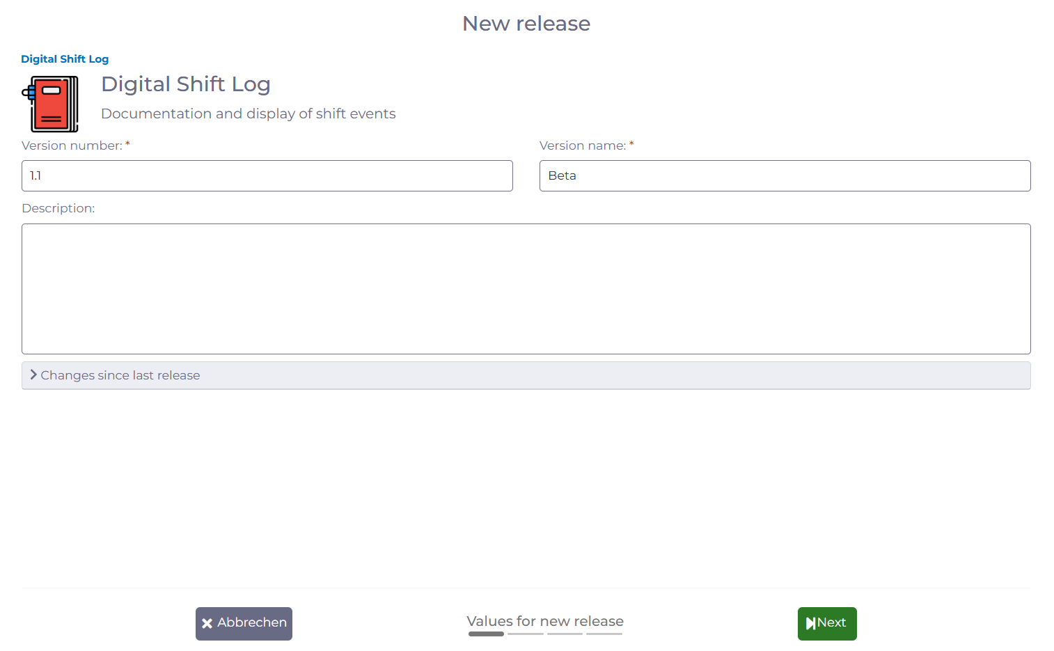 Application Management with manubes: New Application Release