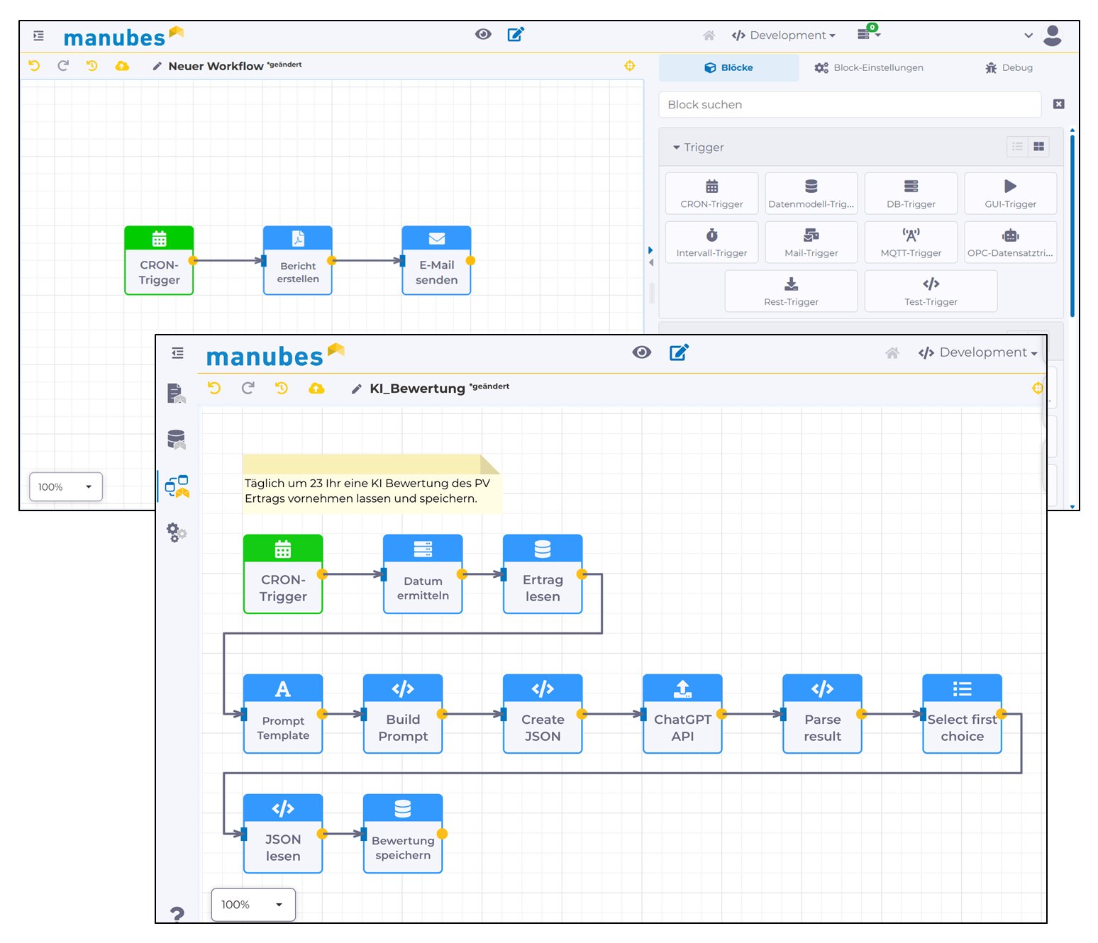Automation and control of production processes